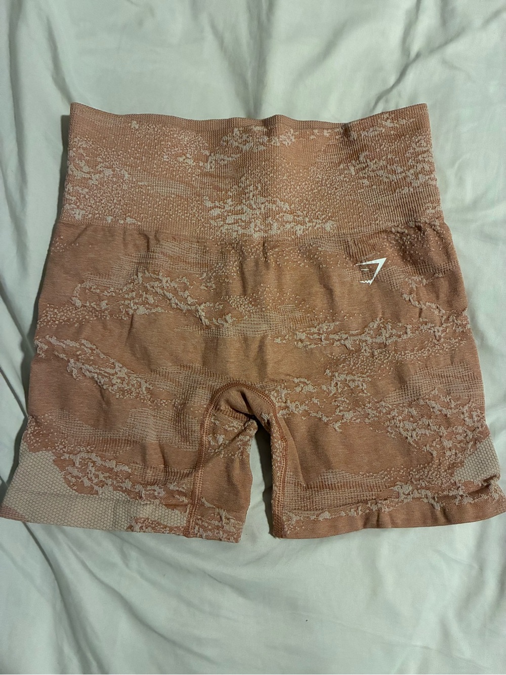 Gymshark Women’s Seamless High-Waist Bike Shorts in Dusty Coral